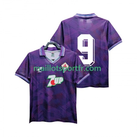Maillot de Foot ACF Fiorentina 9 1992 1993 Retro Domicile